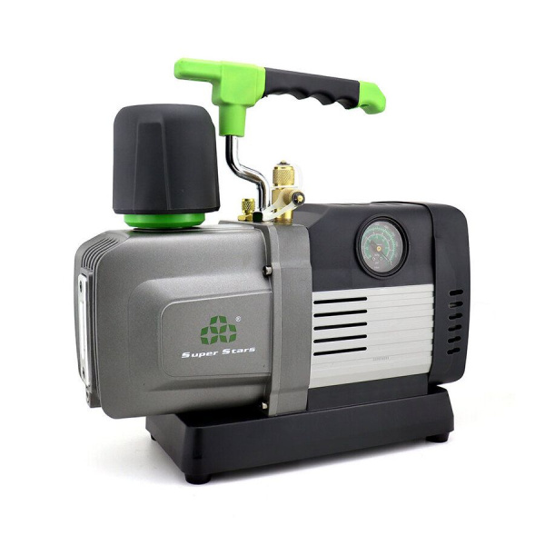 Вакуумный насос Ballu Super Stars ST-8BM (2ст., 241 л/мин, 0.2 Па, 11 кг, вакуумметр, соленоидный вентиль)