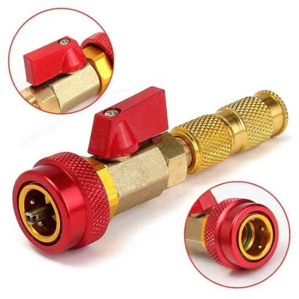 Вентиль CT-M1015H (CR-206H) для замены золотников под давлением, с адаптером ВД для R134A