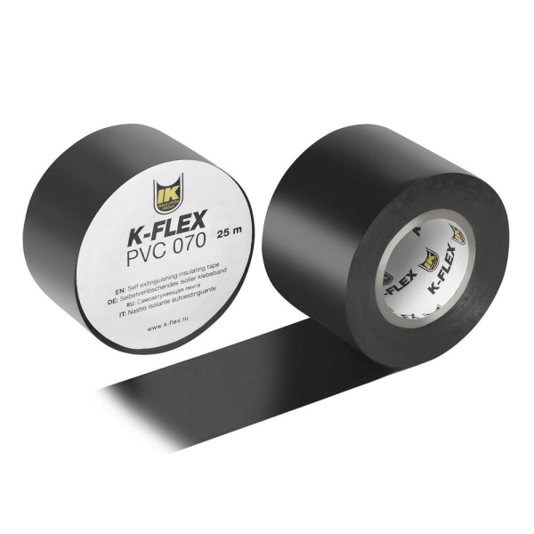 Лента K-FLEX 050-025 PVC AT 070 black