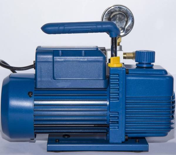 Вакуумный насос Value VI-140SV (1ст., 100 л/мин, 20 Па, 8.6 кг, вакуумметр, соленоидный вентиль)