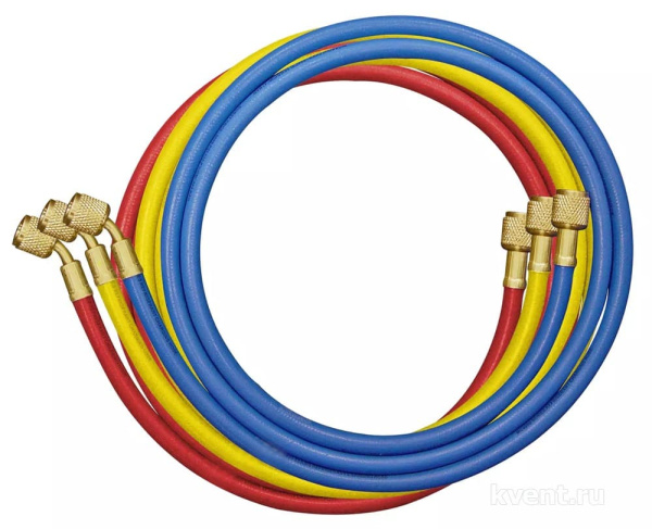 Заправочные шланги Mastercool 40360 (1.5 м; 1/4" SAE; набор для R12, 22, 134, 404, 407, 507)