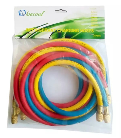 Заправочные шланги Becool BCH5 (1.5 м; 1/4" SAE; набор 3шт, до 41 Bar)