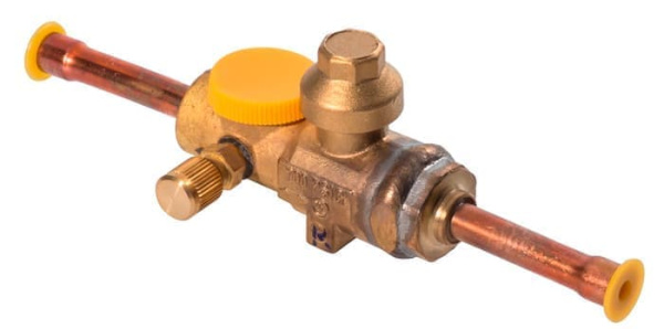 Вентиль шаровый 5/8" Becool BC-BVS-58 со см. стеклом и сервисным штуцером