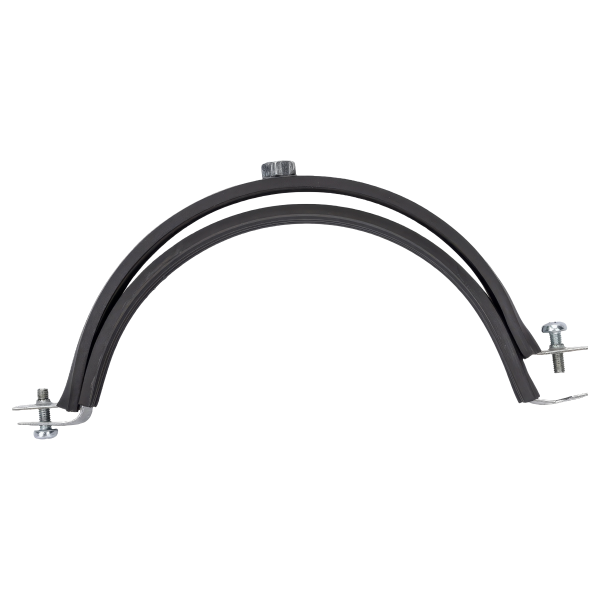 Хомут для воздуховода с резиновой прокладкой, гайка М8, 250мм