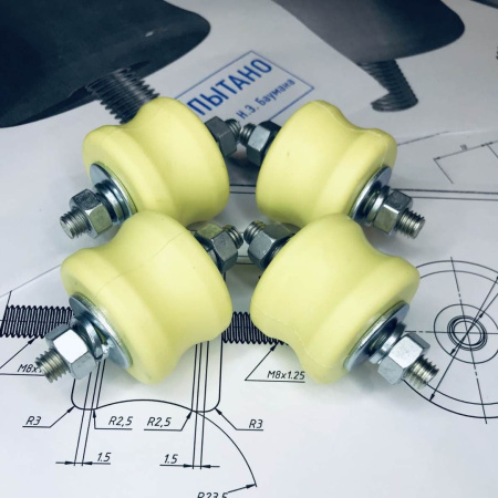 Антивибрационные опоры RF-V60P (4 шт, до 60кг, желтые)