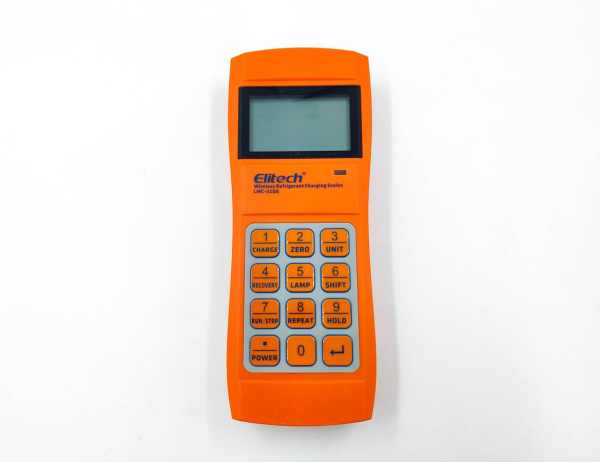 Весы программируемые электронные Elitech LMC-310A с запорным клапаном, до 150 кг (в сумке)