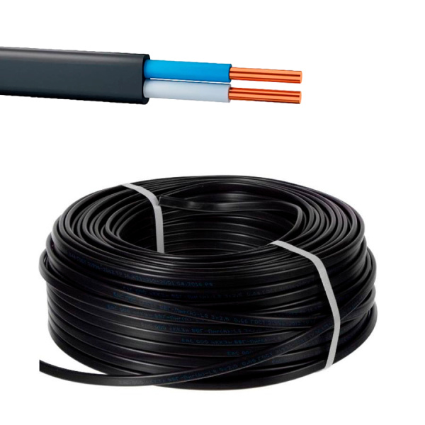 Кабель ВВГнг-LS 2х2.5 ГОСТ, бухта 100м
