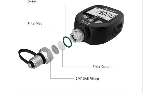 Электронный вакуумметр Elitech VGW-760 (в сумке)