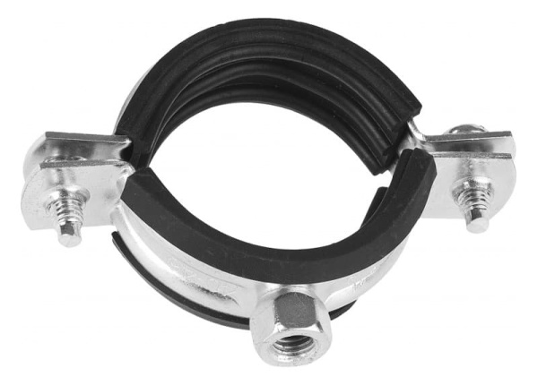 Хомут трубный 1 1/4" (39-46мм), гайка М8