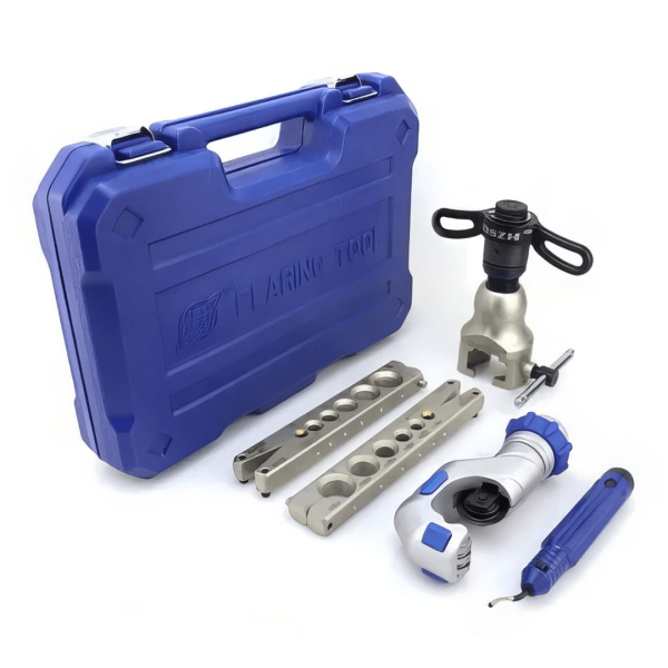 Вальцовка эксцентриковая с реверсом DSZH WK-R806FT-L (1/4"-3/4" и 6-19мм; в кейсе с труборезом и риммером)