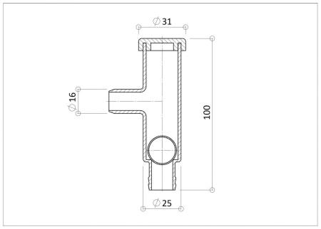Сифон с гидромеханическим затвором G-34/1 Y