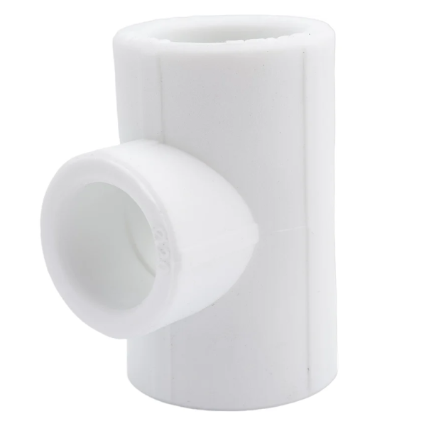 Тройник редукционный Valfex  25/20/25 белый