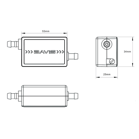 Помпа дренажная BAVIS MS-15 Pro Line проточная 15 л/ч, 17 Дб