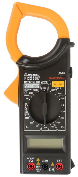 Клещи - мультиметр цифровой TDM - M266C