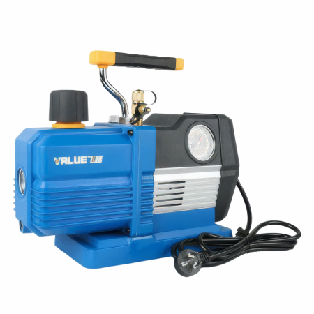 Вакуумный насос Value VRP-6DV (2ст; 170 л/мин; 0,2 Па; 11,5 кг, вакуумметр, соленоидный клапан)