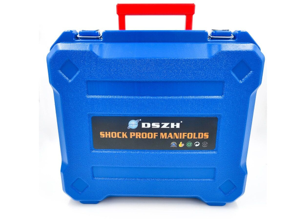 Манометрическая станция DSZH WK-P3603S (R22/134/404; 2-х вентильная; шланги 90см, упак. кейс)