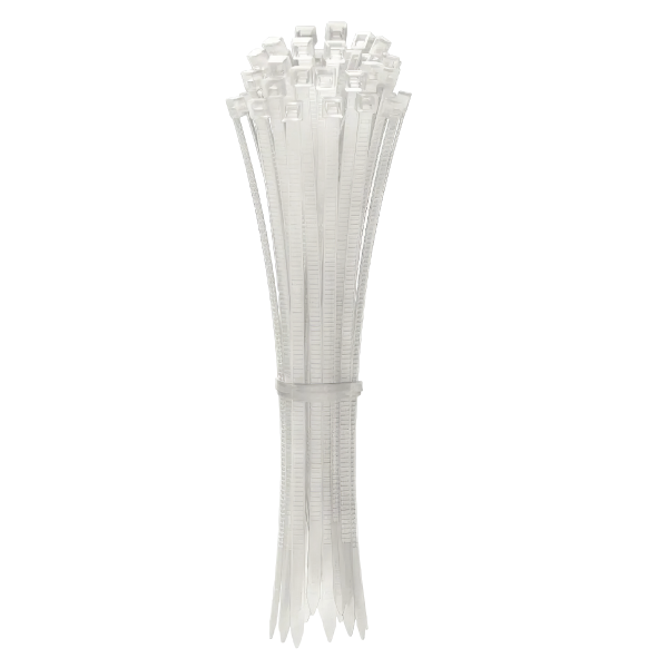 Хомут нейлоновый 3.6мм х 200мм, БЕЛЫЙ, упаковка 100шт.