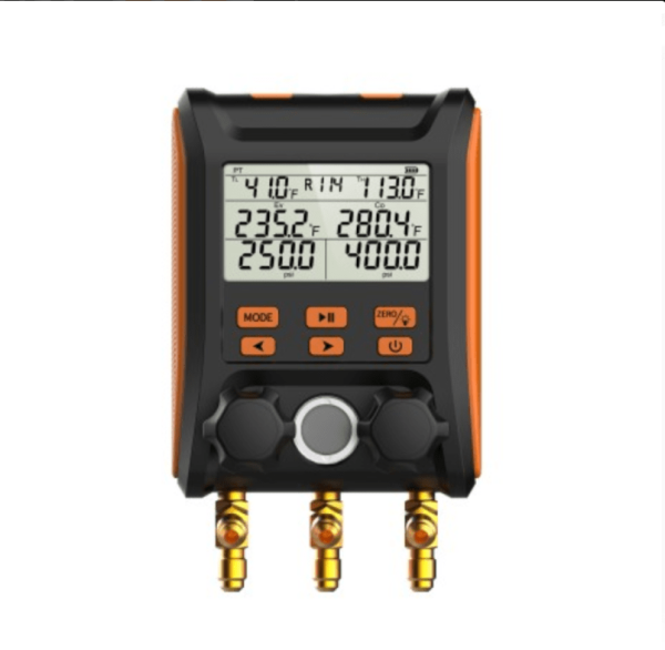 Цифровой манометрический 2х вентильный  коллектор Elitech MS-1000 (в кейсе)