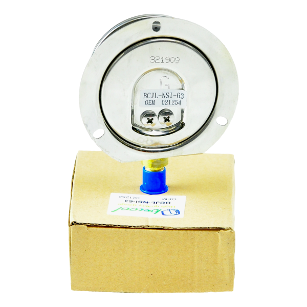 Мановакуумметр с силиконом Becool BCJL-NSI-63мм (R22; R134a; R404A; R407C) (021254)