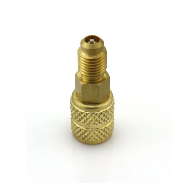 Адаптер AD89 (прямой штуцер 1/4"-R22; гайка 5/16"-R410A)