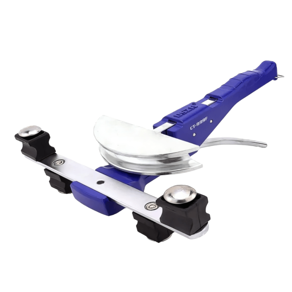 Трубогиб арбалетный DSZH CT-999F (алюминиевые колодки (1/4"; 5/16"; 3/8"; 1/2"; 5/8"; 3/4"; 7/8", в кейсе с труборезом и риммером)