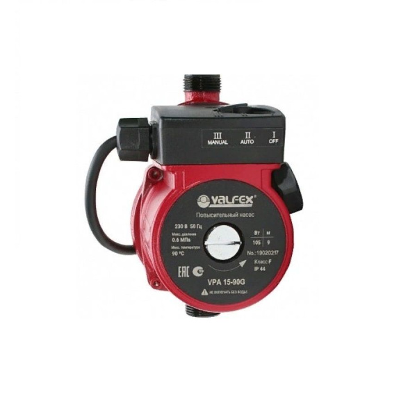 Компактный повысительный насос VALFEX VPA 15-90 с гайками (RS12/9G)