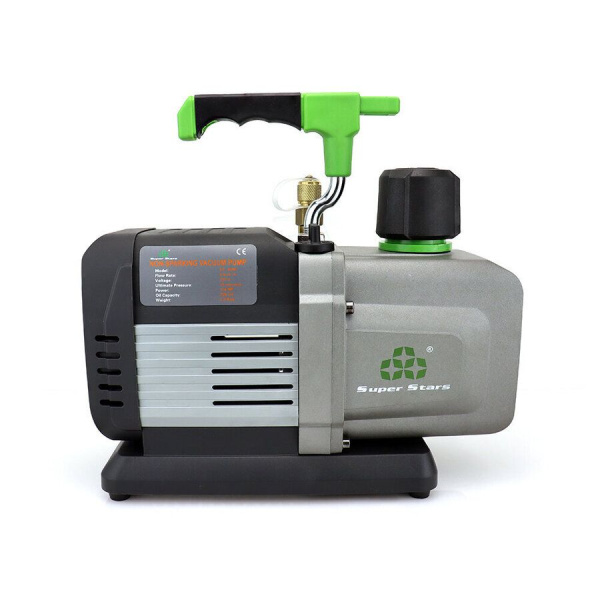 Вакуумный насос Ballu Super Stars ST-4BM (2ст., 127 л/мин, 0.2 Па, 5.3 кг, вакуумметр, соленоидный вентиль)