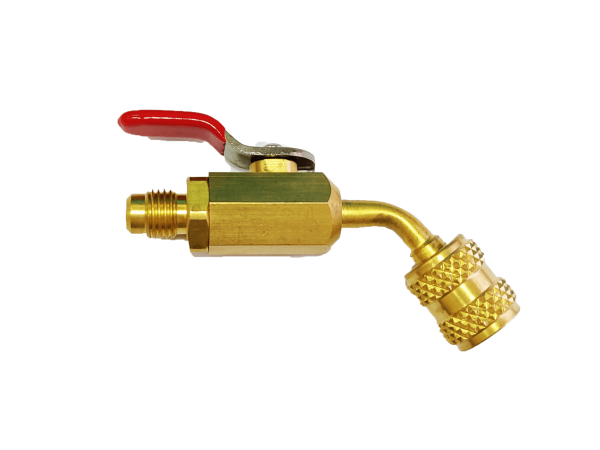 Вентиль-адаптер DSZH BC-453 штуцер 1/4" - гайка 5/16", угол 45°