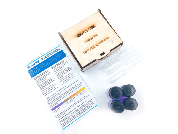 Тест кислотности для всех типов масел BAVIS FastLab AТ4 (4шт в кейсе)