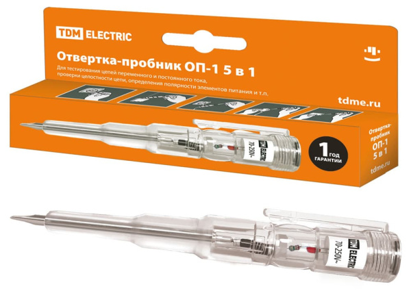 Отвертка-пробник TDM ОП-1