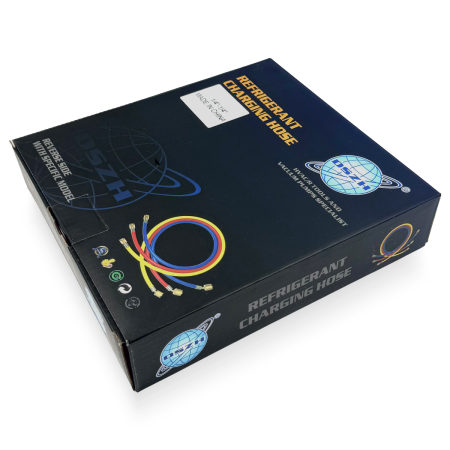 Заправочные шланги DSZH-360-RYB-H набор 3шт по 1.5м, 1/4" SAE, до 55 Bar