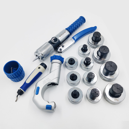 Труборасширитель гидравлический DSZH CT-300 AL (3/8", 1/2", 5/8", 3/4", 7/8", 1",1_1/8",1_1/4",1_3/8",1_1/2",1_5/8"; +труборез, риммеры CT-209+CT-207)