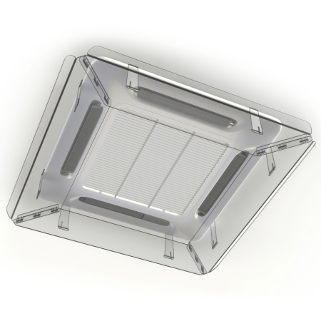 Экран-отражатель для кондиционера кассетного типа (Арт. 3-2) 600х700мм