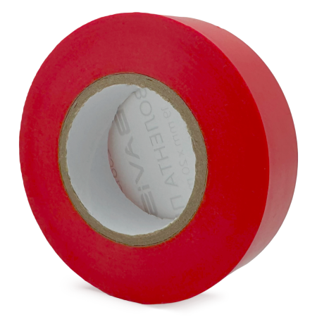 Набор 200 шт - Изолента ПВХ BAVIS 19мм х 20м красная