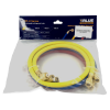 Заправочные шланги Value VRP-U-RYB  R-410 (1.2m) набор 3шт, до 55 Bar