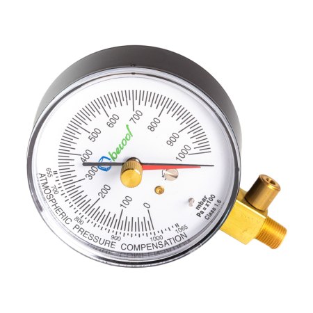 Вакуумметр с клапаном Becool BC-VG (80 мм.)