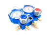 Манометрический коллектор Value VMG-2-R32-B-03 (R32, R134A, R410A, R407C; 2-х вентильный; без шлангов; манометры 68 мм; упак. блистер)