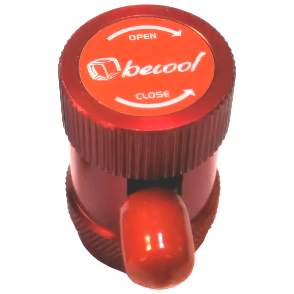 Быстросъёмная муфта Becool ВД с вентилем А/С 1/4" SAE 90° BC-QH