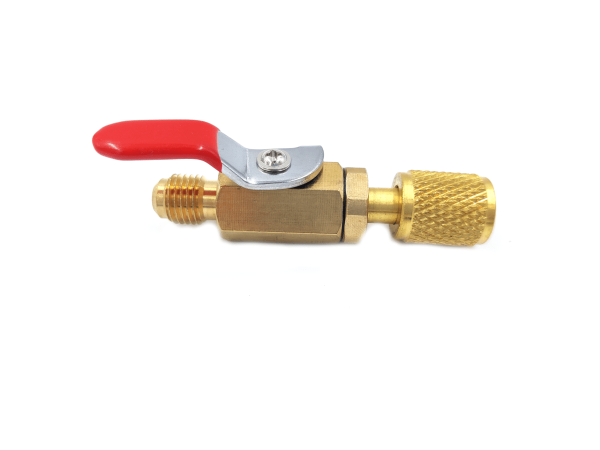 Вентиль-адаптер DSZH BV-03 штуцер 1/4" - гайка 5/16"(R410A)