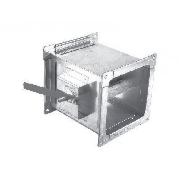 Дроссель-клапан(Пр) - 1 - 150x100 - 170 (оц. ст. 0.50/100 - Шина R20х65О)