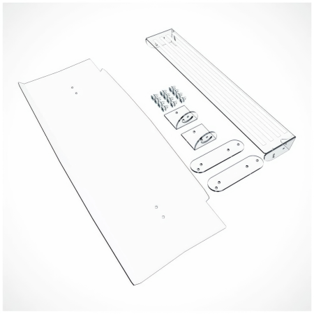 Экран-отражатель для кондиционера настенного типа (Арт. 2-2) 900мм