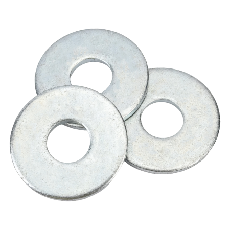 Шайба М12 плоская, оцинкованная; упак. кг