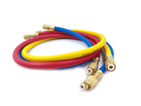 Манометрическая станция FavorCool CT-536G - R22/134/404/410; 2 вентильный, шланги 0,9м SAE 1/4"