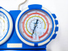 Манометрический коллектор Value VMG-2-R32-B-03 (R32, R134A, R410A, R407C; 2-х вентильный; без шлангов; манометры 68 мм; упак. блистер)