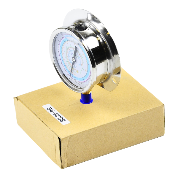 Манометр с глицерином Becool BCJH-NG 80мм (R22; R134a; R404A; R407C) (021181)