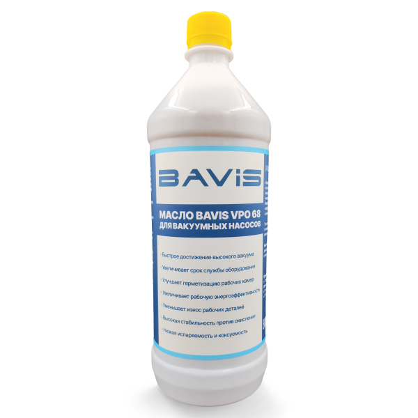 BAVIS VPO 68 (пластиковая тара) масло для вакуумных насосов минеральное 1 л