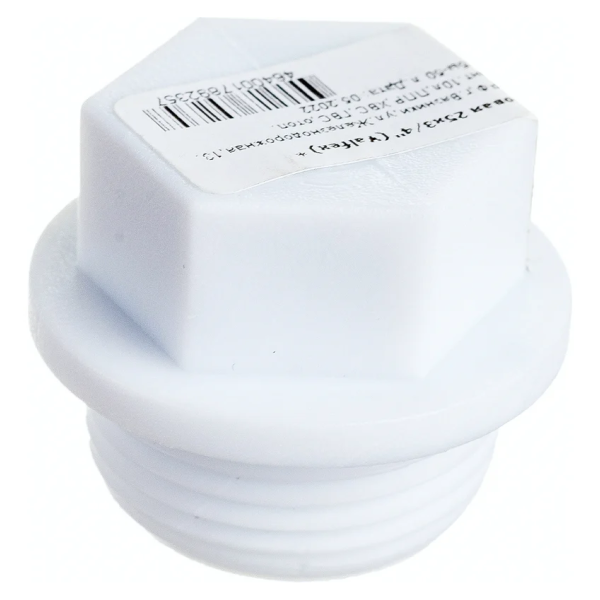 Заглушка Valfex 25мм белая