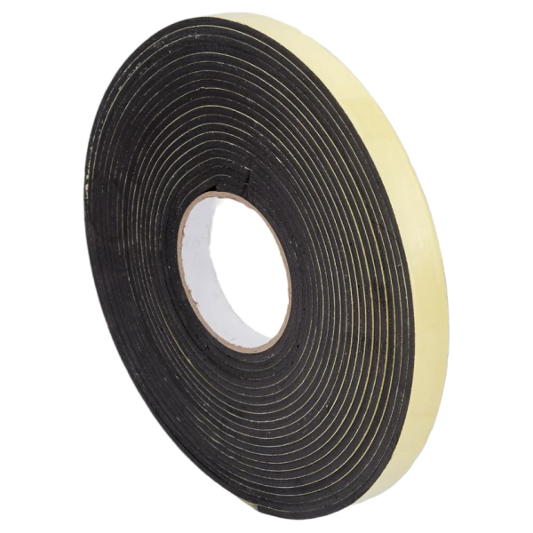 Лента уплотнительная межфланцевая самоклеящаяся, ширина 15мм, толщина 5мм, длина 10м