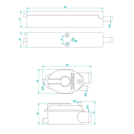 Дренажная помпа K'ernick VS-5 проточная, 10 л/ч, 20 Дб