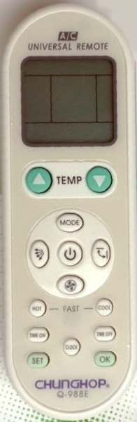 CHUNGHOP/MASTER Q-988E (universal 1000 in 1) ПДУ для кондиционеров